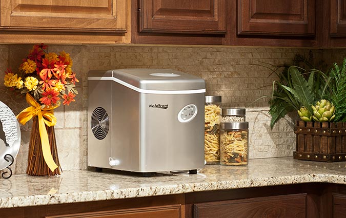 KoldFront Ice Maker in the Kitchen KoldFront Ice Maker in the Kitchen