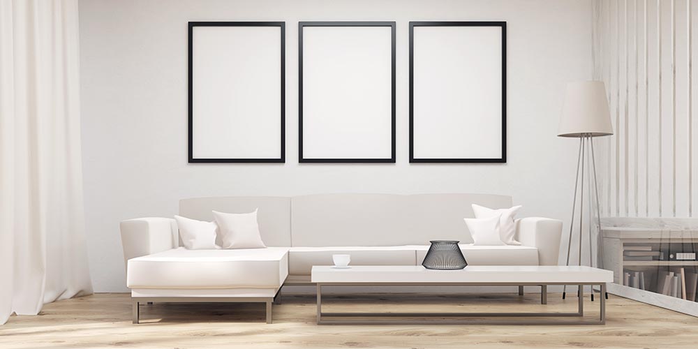 minimalist wall art for living room