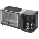 Kalorik 3-in-1 Mini Toaster Oven with Coffee Maker and Griddle