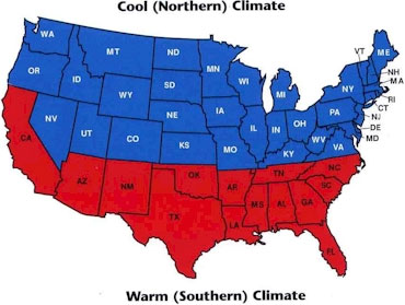 United States Climate Map