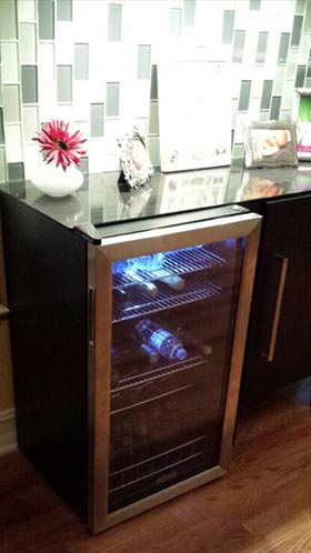 Justin Barlow's Custom Beverage Refrigerator