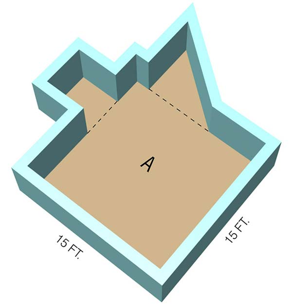 Odd Shaped Room - Section A