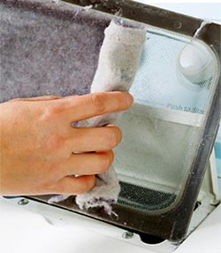 Removing Lint from Dryer