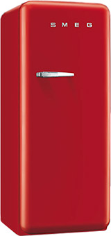 Red Smeg Refrigerator
