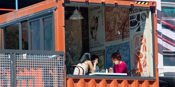 Shipping Container Restaurant