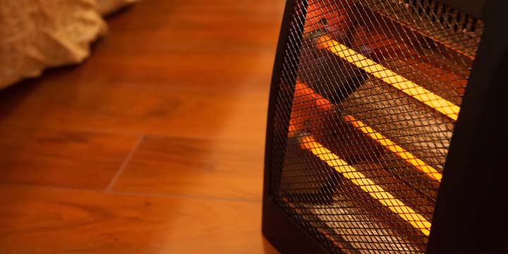 Space Heater in Home