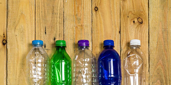 recycled bottles