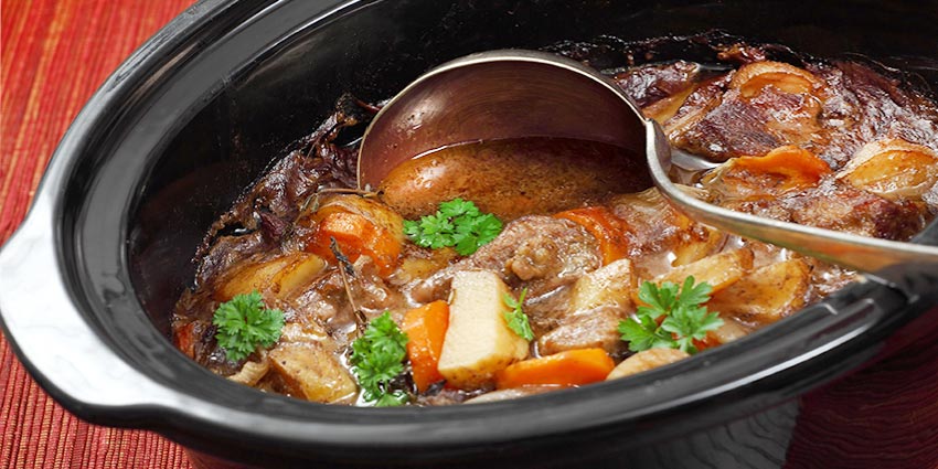 Cooking Stew in a Slow Cooker