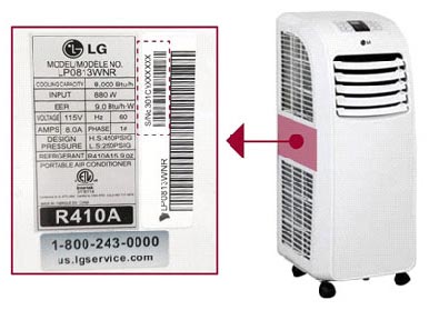 LG Portable Air Conditioner Recall