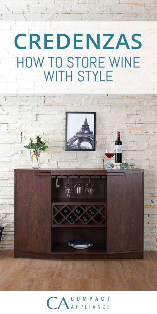 Storing Wine in a Credenza
