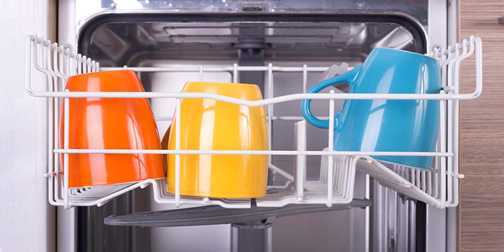 Mugs in Dishwasher